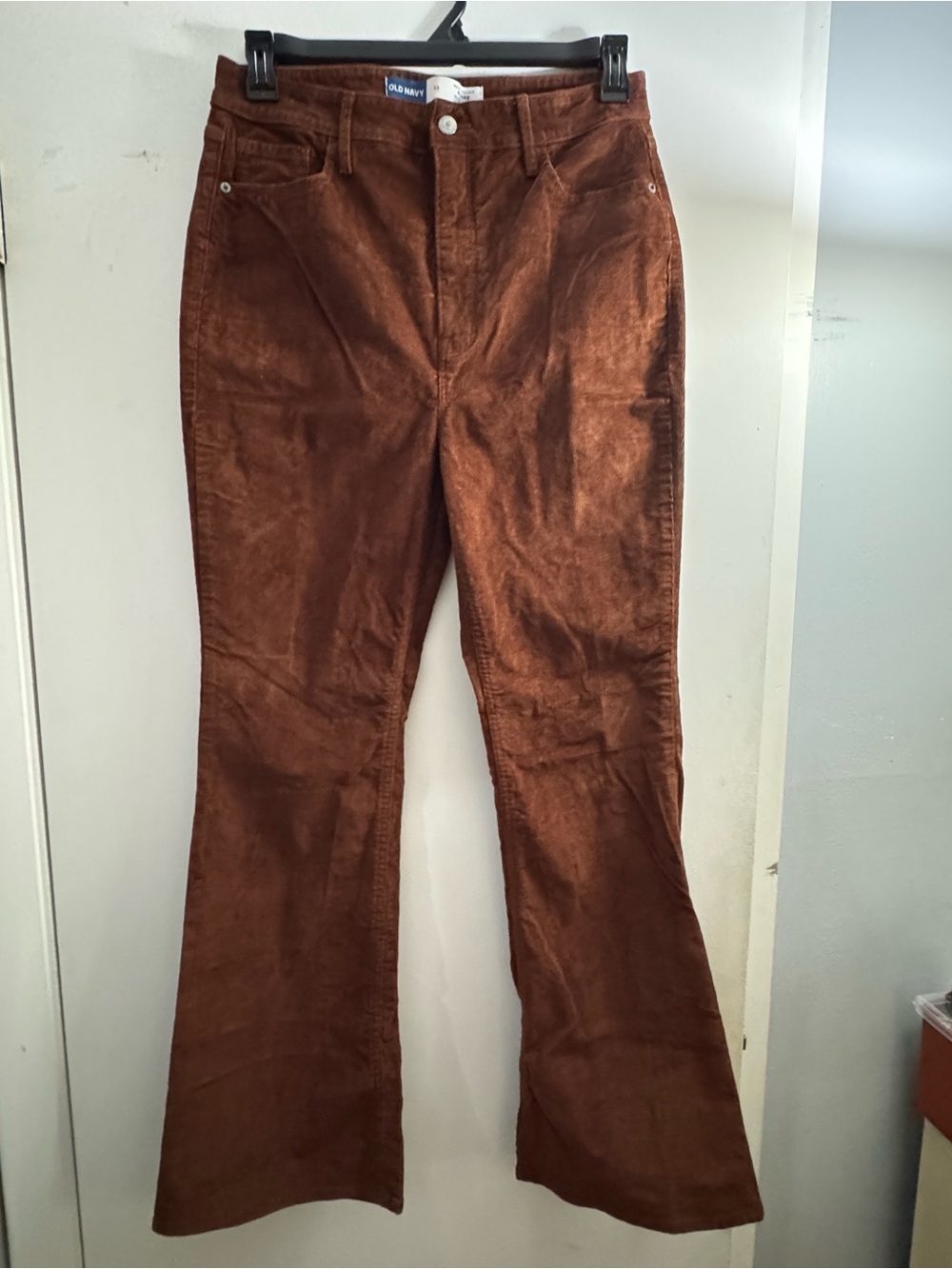 Old Navy Women's Rustic Brown Corduroy Wide-Leg Jeans
